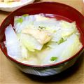あ～ちゃんさ～ちゃん's cooksnap of when they made 本気の白菜消費に♪白菜のお味噌汁.