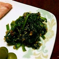 odette♪'s cooksnap of when they made ほうれん草のクルミ和え.