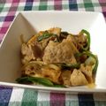 ぴょんちゅまる's cooksnap of when they made 厚揚げと豚のしょうが焼き.