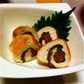 SGCERK's cooksnap of when they made ♡ヘルシー♪　ササミの梅シソロール♡.