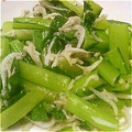 ♪＊ゆいこ＊♪'s cooksnap of when they made 小松菜としらす炒め.