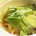 ゆかねこ。's cooksnap of when they made 鍋任せ　鶏胸肉とキャベツの和風タジン.