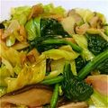 mikli2006's cooksnap of when they made ■糖質制限■ほうれん草キャベツ簡単ソテー.