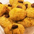 なおなおT's cooksnap of when they made ハロウィン♡チョコ入りかぼちゃクッキー.