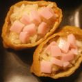 HIAYU's cooksnap of when they made かまぼこ入りいなり寿司.