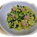 ゆけり３兄弟's cooksnap of when they made ほうれん草とたまごのバター醤油炒め♡.