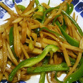 koroo16's cooksnap of when they made 秋の旬野菜 マコモタケとピーマンの炒め.