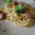 なつ♪'s cooksnap of when they made シチューの素でお手軽♪クリームパスタ.