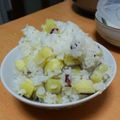 駒津ひなこ's cooksnap of when they made 冷めても美味しい！さつまいもごはん.