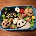 よし亭's cooksnap of when they made キャラ弁*黒猫noハロウィン弁当.