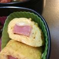 MIDORI翠's cooksnap of when they made お弁当に♪スパムのクルクル卵焼き♪.