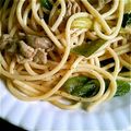 RxYmama's cooksnap of when they made 失敗なし！めんつゆ＆バターで和風パスタ.