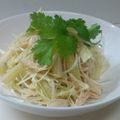 まほじょ's cooksnap of when they made セロリと葱、ささみのサラダ.