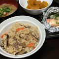 かおﾆｬﾝ子's cooksnap of when they made 鶏ごぼうin炊き込みご飯☆.