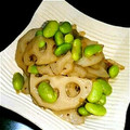 ■小鯨■'s cooksnap of when they made れんこんと枝豆の✿きんぴら.