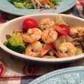 mari*'s cooksnap of when they made ピリ辛！海老のアヒージョ.
