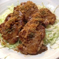 ゆみらんたん's cooksnap of when they made とんかつ風？豚ひれ肉のソース焼き.