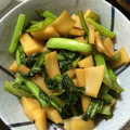 カピカピゆるる's cooksnap of when they made 簡単！たけのこと小松菜の中華風炒め.