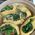 mayutaママ's cooksnap of when they made とっても簡単☆ポパイ卵きんちゃく.