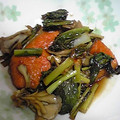 やまやまいくよ's cooksnap of when they made 鮭と小松菜のさっぱり甘酢炒め.
