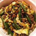 こよみさん's cooksnap of when they made 簡単！ひき肉とキャベツの炒め丼.