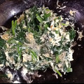 ひみつだよ's cooksnap of when they made ホウレン草マヨ卵炒め.