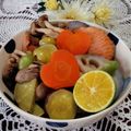 ☆むさし☆'s cooksnap of when they made 秋鮭と彩り野菜の吹き寄せ丼.