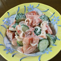 早起きまま's cooksnap of when they made 簡単♪トマトときゅうりのカニカマサラダ.