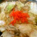 ちゃーん♪'s cooksnap of when they made 簡単ヘルシー★きゃべつとベーコンの焼そば.