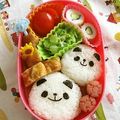 ぱど☆ちょ's cooksnap of when they made キャラ弁 簡単パンダ弁当.