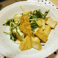 Machalin's cooksnap of when they made ♡５分で！水菜と厚揚げのササッと炒め♡　.