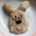 みゃじま's cooksnap of when they made 幼稚園のお弁当（名犬チーズ）.