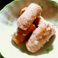 にゃんこtaro's cooksnap of when they made おさかなソーセージと長芋の洋風磯辺揚げ♡.