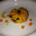 yummy?'s cooksnap of when they made かぼちゃのハロウィン茶巾(離乳食 後期).