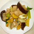 kohinon's cooksnap of when they made サツマイモと鶏の和風炒め.