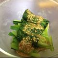 ゆんたんクック's cooksnap of when they made 栄養たっぷり☆小松菜のごまあえ.
