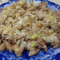 moe1983's cooksnap of when they made 鳥肉のシンプルネギだれ炒め.