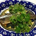 トロピカナコ's cooksnap of when they made 秋刀魚　～パクチーてんこ盛り～.