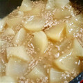 mizuha618's cooksnap of when they made 大根と豚挽き肉の炒め煮♪～あんかけ風～.
