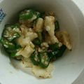 ゆきのひうまれ's cooksnap of when they made ダイエットに子供が喜ぶ山芋とおくらの副菜.