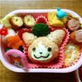 まり2009's cooksnap of when they made 子供喜ぶ妖怪ウォッチジバニャンのキャラ弁.