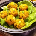3段アイス's cooksnap of when they made 肉詰めハロウィンかぼちゃのサラダ菜畑.