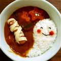 ☆ERI☆ERI☆'s cooksnap of when they made デコカレー～2012ハロウィン～.