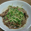 hitomiria's cooksnap of when they made かいわれたっぷり牛肉のゆず胡椒炒め.