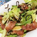 yuka551119's cooksnap of when they made キャベツとベーコンの塩昆布炒め.
