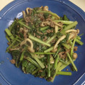 ひなちゃん2号's cooksnap of when they made 豚挽肉とえのきだけと水菜のにんにく炒め.