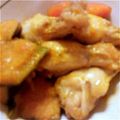 curisupin's cooksnap of when they made かぼちゃと手羽先の甘辛煮☆.