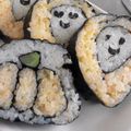 桃とプリンと紅茶's cooksnap of when they made ハロウィンの飾り巻き寿司.