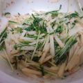 明日歩's cooksnap of when they made 簡単★やみつき！水菜とジャガイモのナムル.