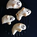 kachanYA's cooksnap of when they made ハロウィンのお化けあんパン.